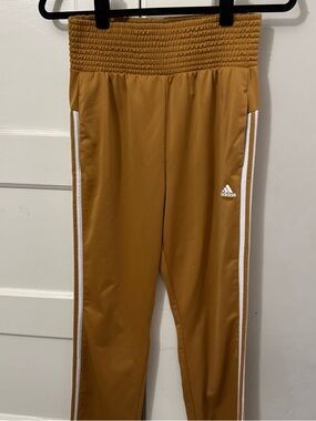 adidas Mustard Track Pants size small